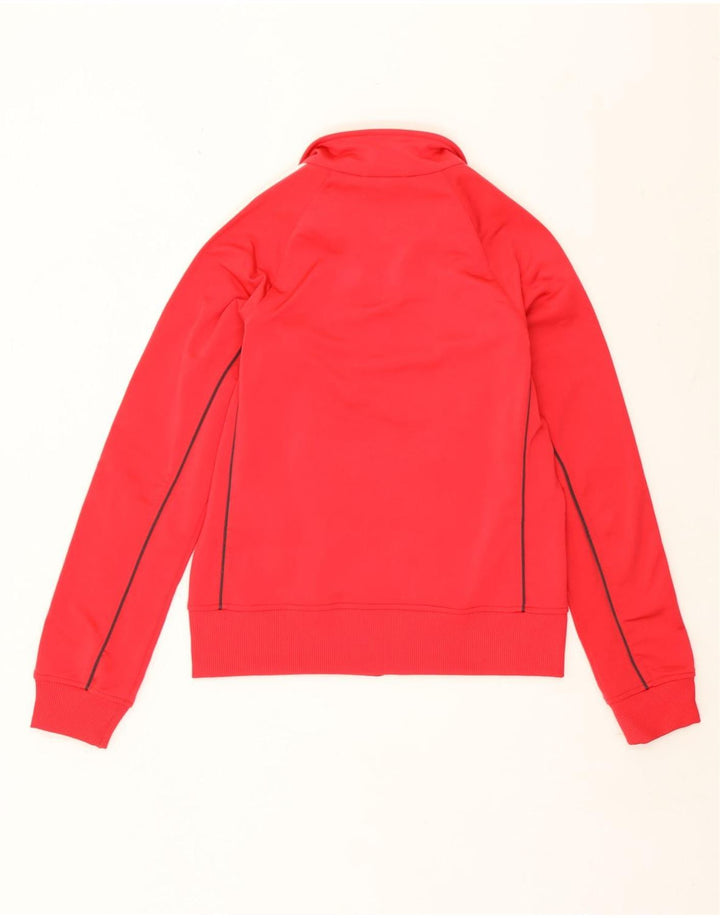 Γυναικεία αθλητική φόρμα Adidas Top Jacket UK 14 Medium Red Polyester