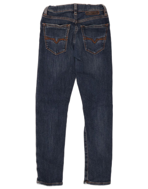 GUESS Boys Slim Jeans 7-8 Years W24 L22 Navy Blue