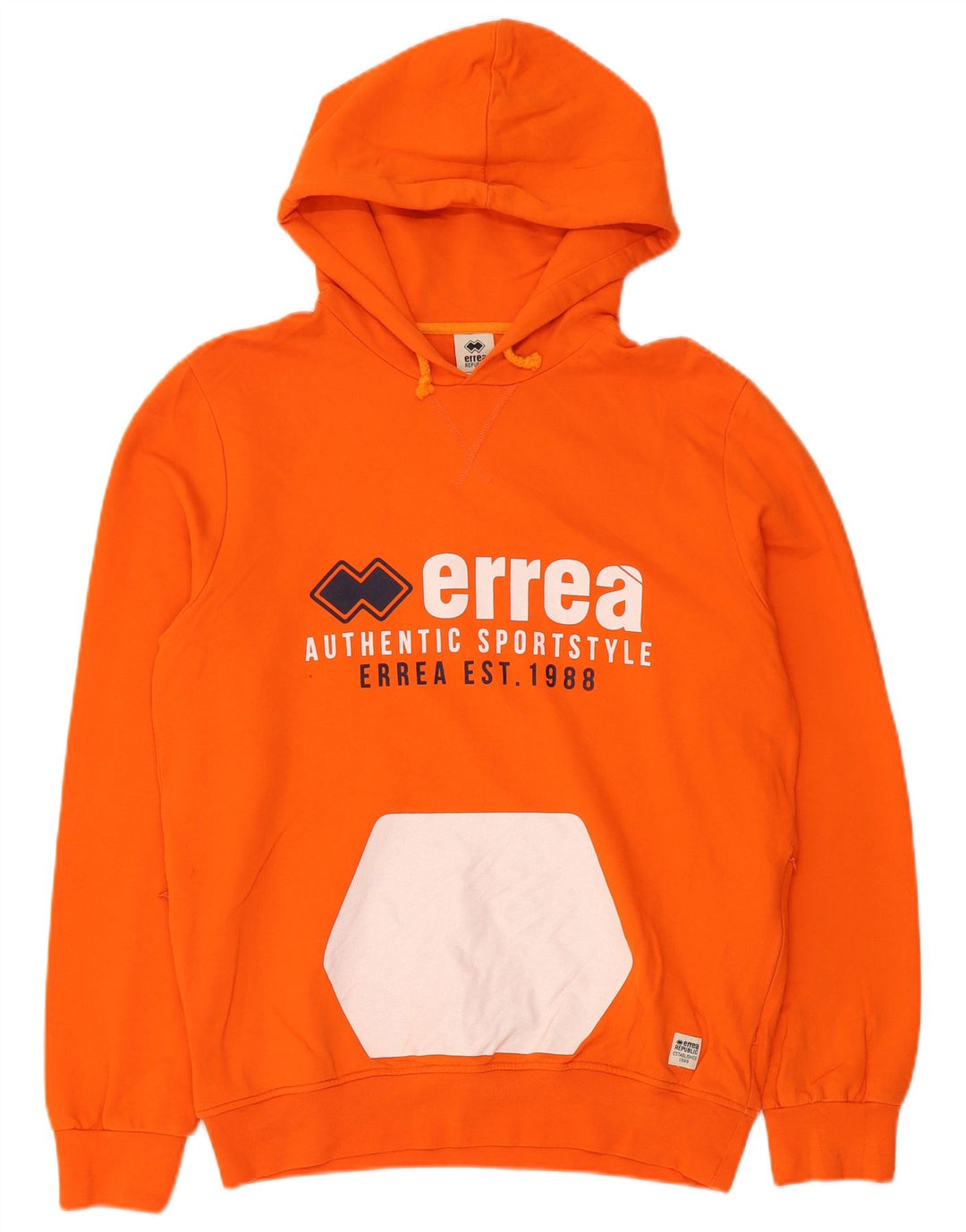 ERREA Ανδρικό γραφικό κουκούλα Jumper XL Orange Colourblock