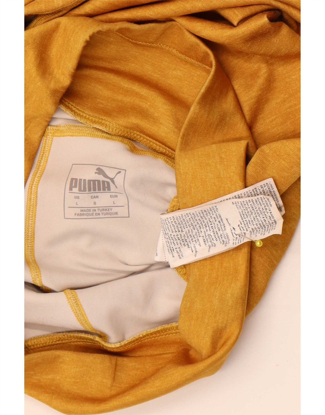 Γυναικείο κολάν Puma Stirrup UK 14 Large Yellow Colourblock Polyester