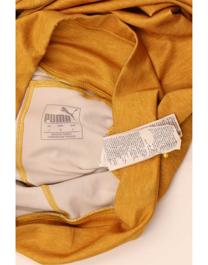 Γυναικείο κολάν Puma Stirrup UK 14 Large Yellow Colourblock Polyester