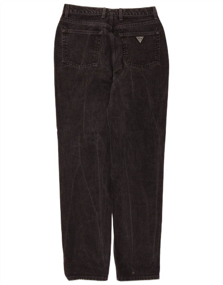 Guess Γυναικείο Tapered Jeans W31 L30 Μαύρο βαμβακερό