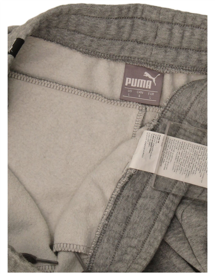 Ανδρική φόρμα Puma Παντελόνι Joggers Μεγάλο Γκρι Βαμβακερό