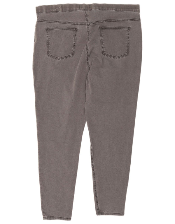 Marks & Spencer Γυναικεία Jegging Jeans UK 20 2XL W38 L26 Γκρι βαμβακερό