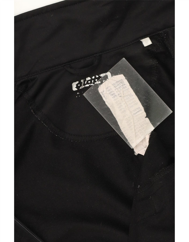 LOTTO Mens Graphic Tracksuit Top Jacket Medium Black Polyester Vintage Lotto and Second-Hand Lotto from Messina Hembry 
