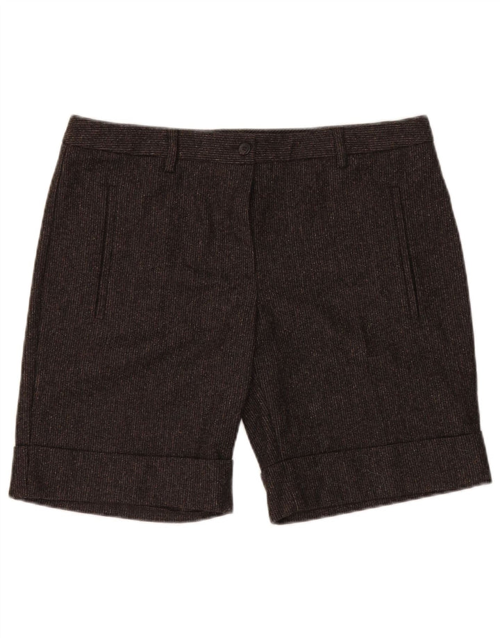 BENETTON Γυναικείο σορτς Chino IT 46 Μεγάλο W34 Καφέ παρθένο μαλλί