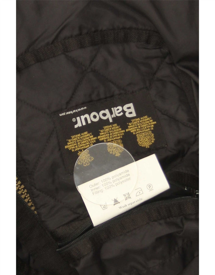 Ανδρικό καπιτονέ μπουφάν Barbour UK 38 Medium Black Polyamide