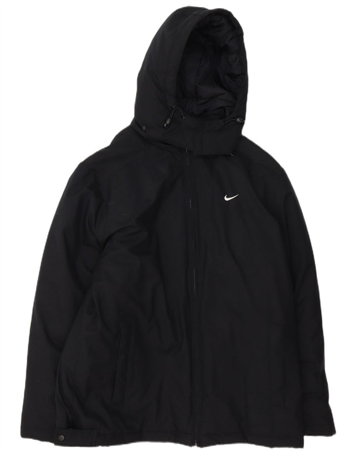 Ανδρικό μπουφάν με κουκούλα Nike UK 38 Medium Black