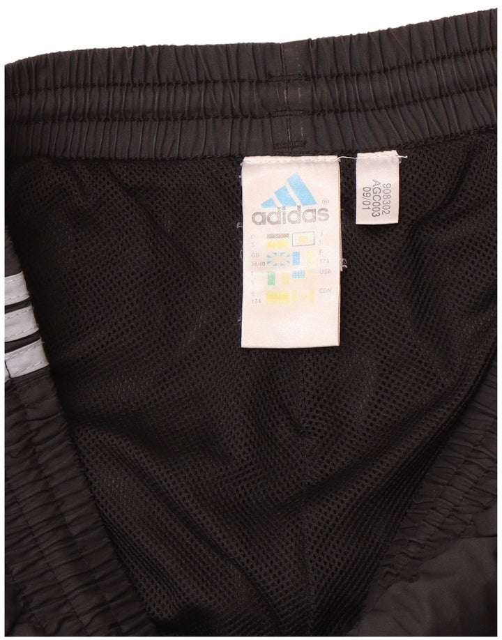Ανδρική φόρμα ADIDAS Παντελόνι Joggers UK 38/40 Μεσαίο Μαύρο Πολυεστέρα