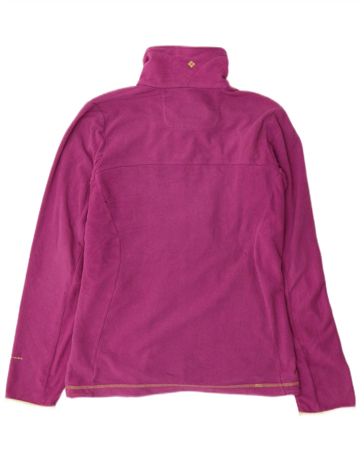 COLUMBIA Γυναικείο τζάκετ Fleece Omni-Wick UK 12 Medium Purple Polyester