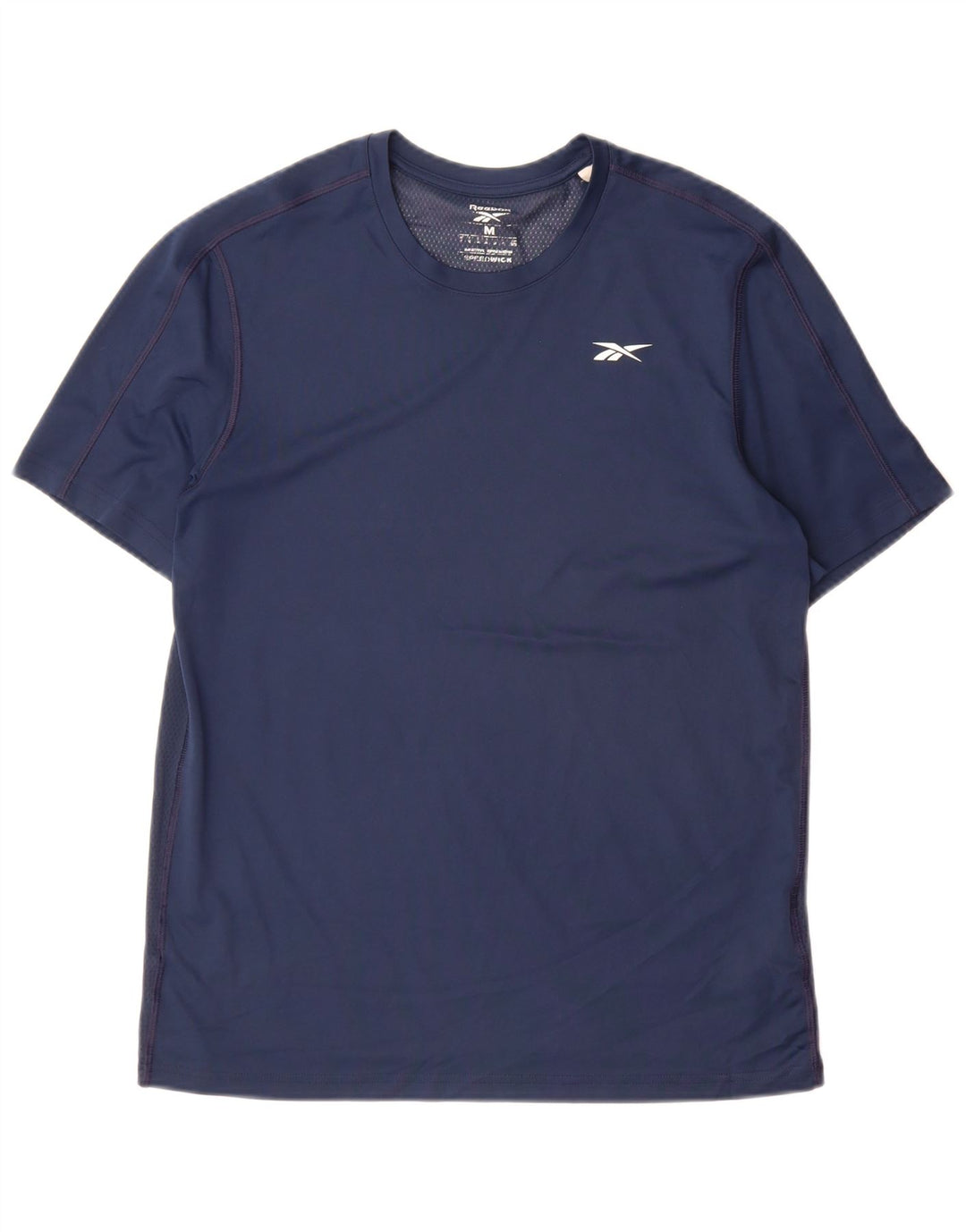 Ανδρικό T-Shirt Reebok Speedwick Top Medium Navy Blue Polyester
