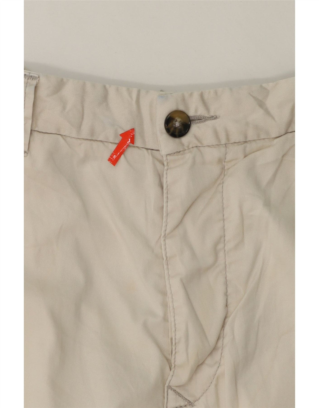 BLAUER Mens Chino Shorts W36 Large Off White Cotton Vintage Blauer and Second-Hand Blauer from Messina Hembry 