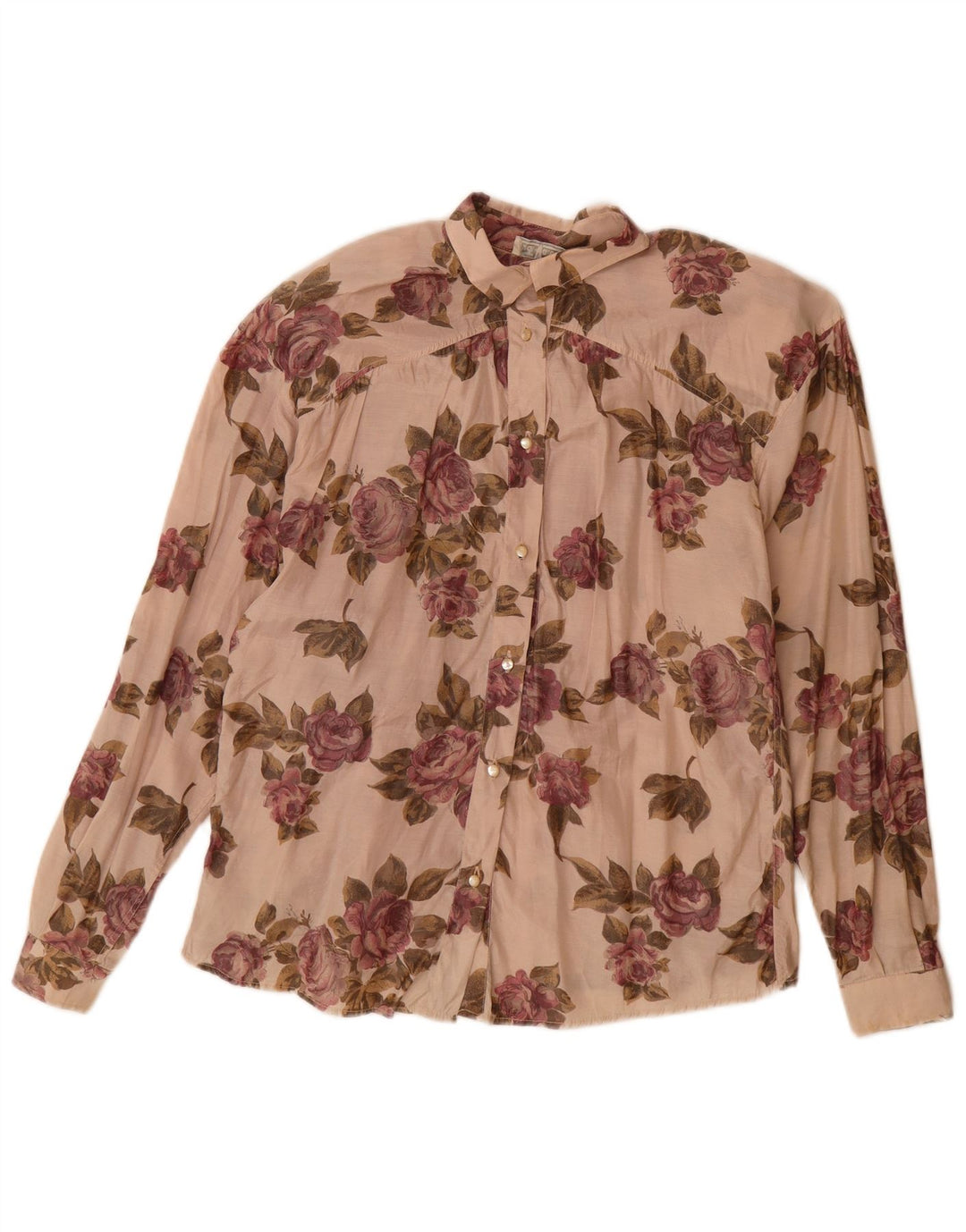 Rudi Valenti Γυναικείο Πουκάμισο IT 44 Medium Beige Floral