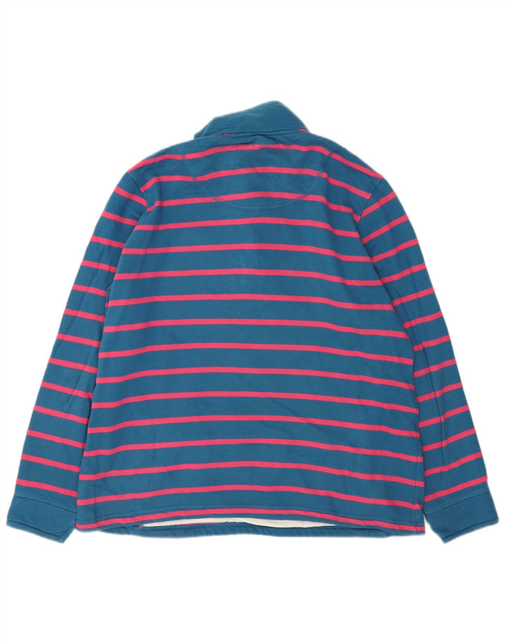 Crew Clothing Γυναικεία μπλούζα μεγάλου μεγέθους Jumper UK 14 Large μπλε ριγέ