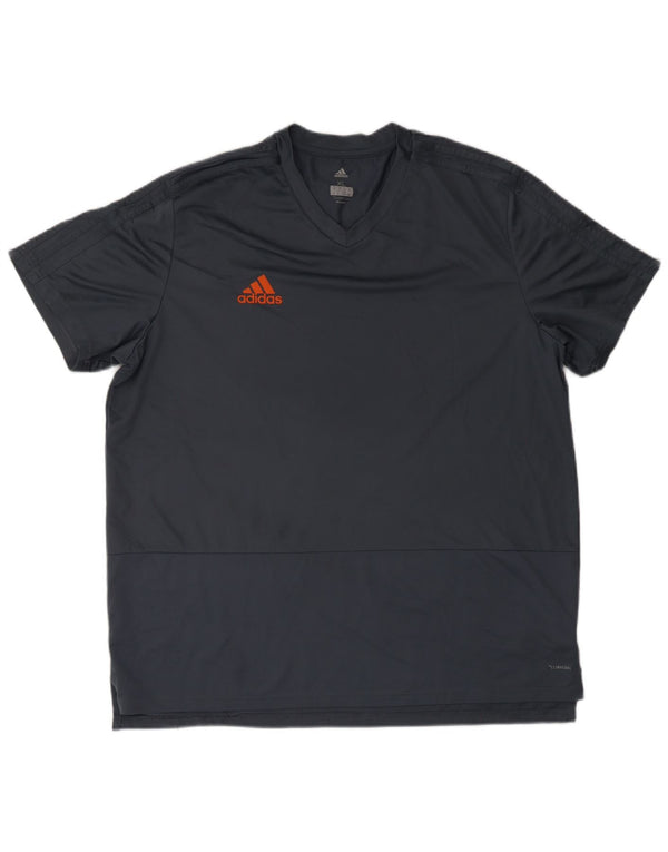 Ανδρικό T-Shirt Adidas Climacool Top XL Grey Polyester