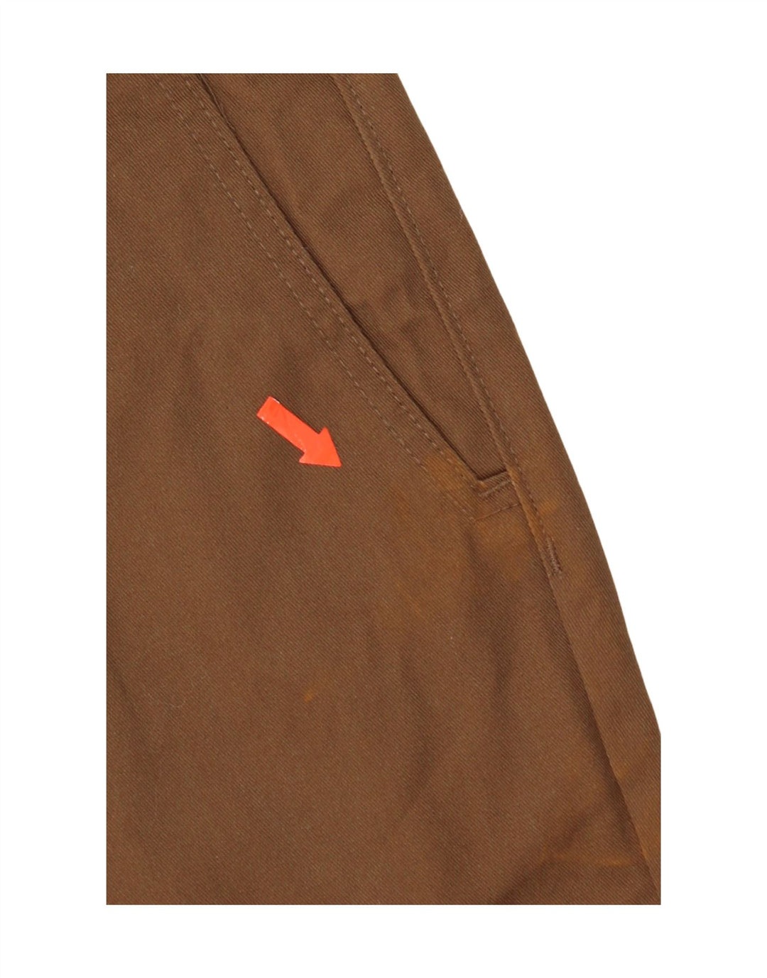 Γυναικείο ίσιο παντελόνι Chino Volcom W32 L31 Καφέ βαμβακερό