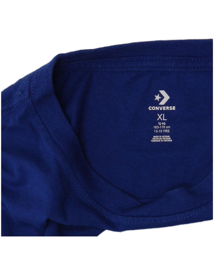 Μπλουζάκι Converse Boys Chuck Taylor Graphic T-shirt 13-14 ετών XL μπλε