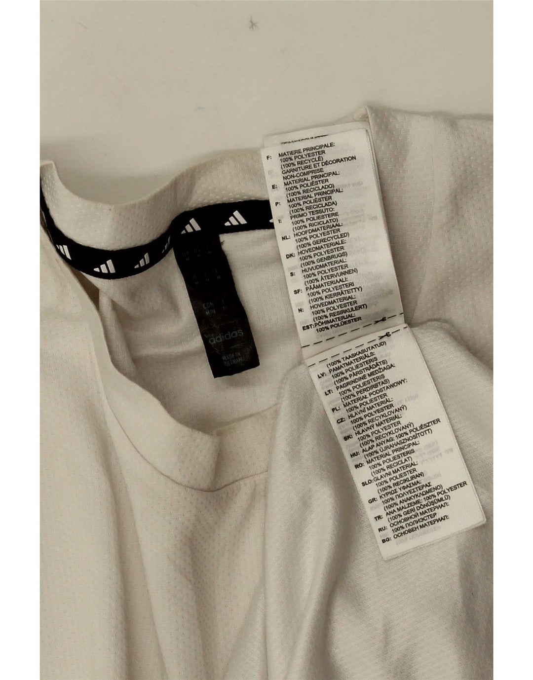 Adidas Ανδρικό T-Shirt Aeroready Τοπ μεσαίο λευκό πολυεστέρας