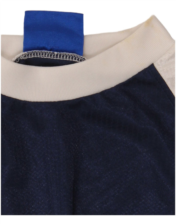 Ανδρικό γραφικό T-Shirt Umbro Top Medium Navy Blue Colorblock Πολυεστέρας