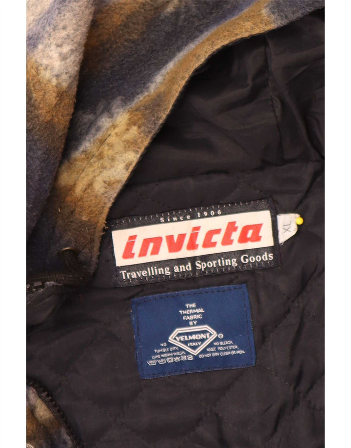 Ανδρικό μπουφάν Invicta με κουκούλα Fleece UK 42 XL Πολύχρωμο πολυεστέρας