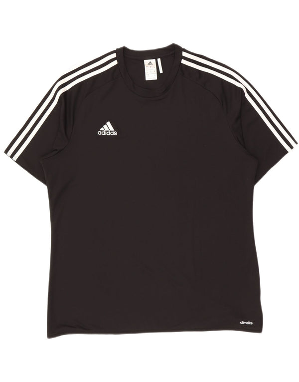 Ανδρικό T-Shirt Climalite Adidas Top XL Μαύρο Πολυεστέρας
