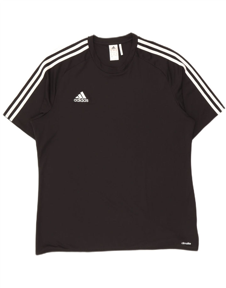 Ανδρικό T-Shirt Climalite Adidas Top XL Μαύρο Πολυεστέρας