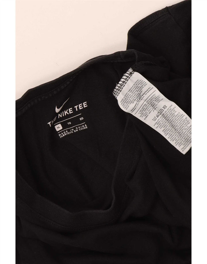 Ανδρικό T-Shirt Nike XL Μαύρο βαμβακερό