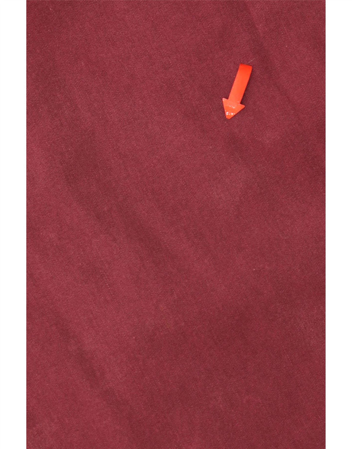 Ανδρικό πουκάμισο Wrangler από μεσαίο βαμβακερό μπορντό