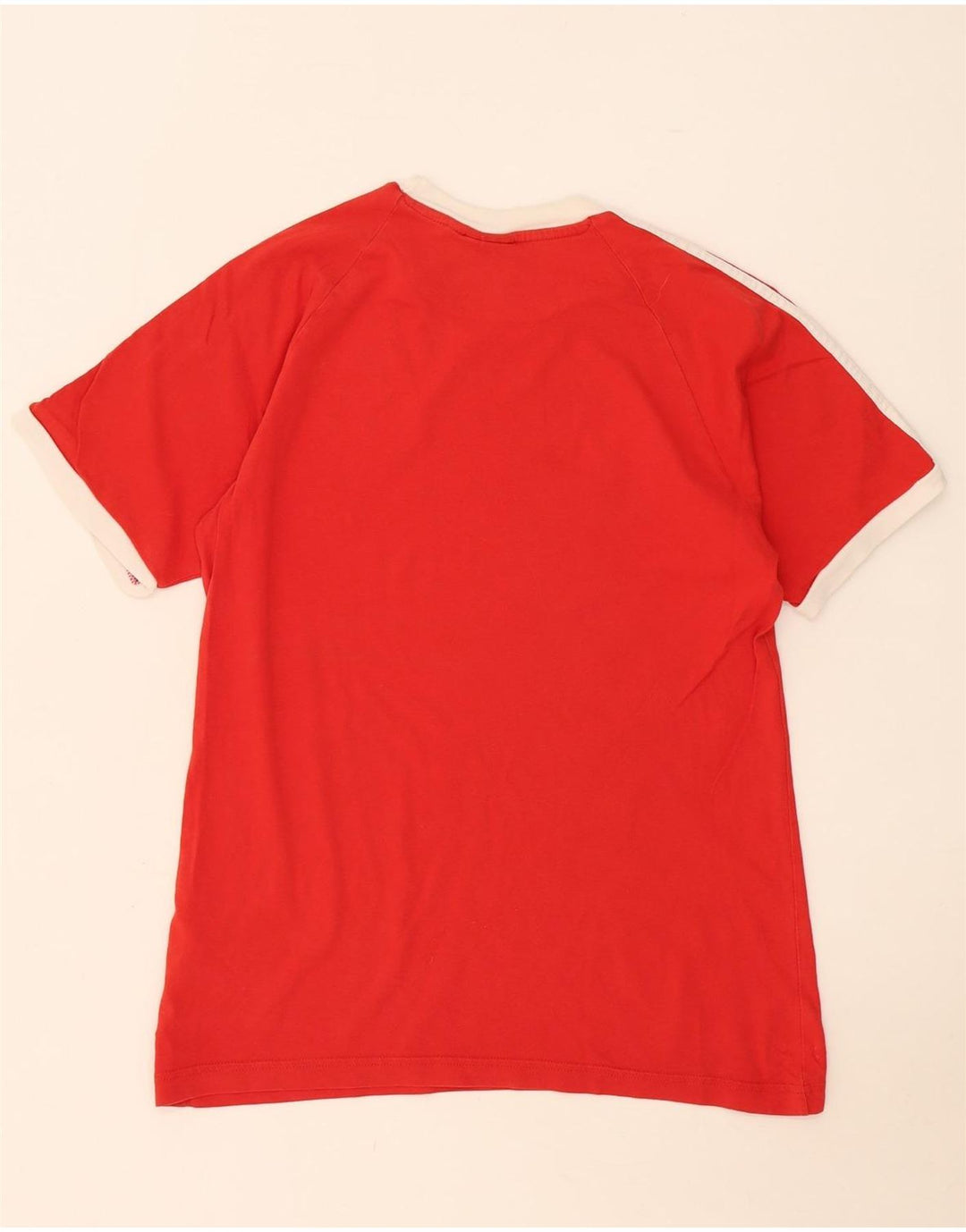 Ανδρικό T-Shirt Adidas Τοπ μεσαίο κόκκινο βαμβακερό