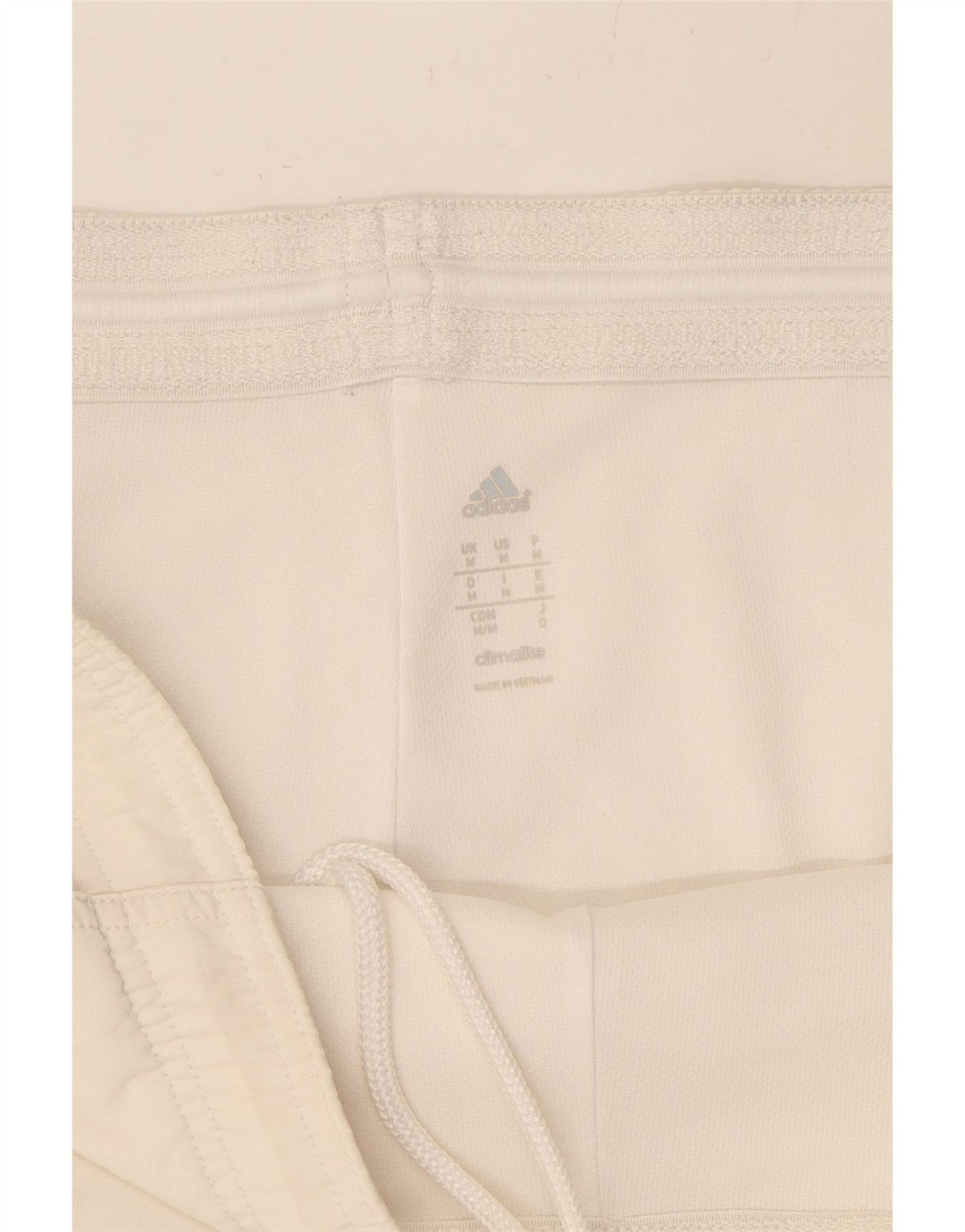 ADIDAS Mens Climalite Sport Shorts Medium White Polyester