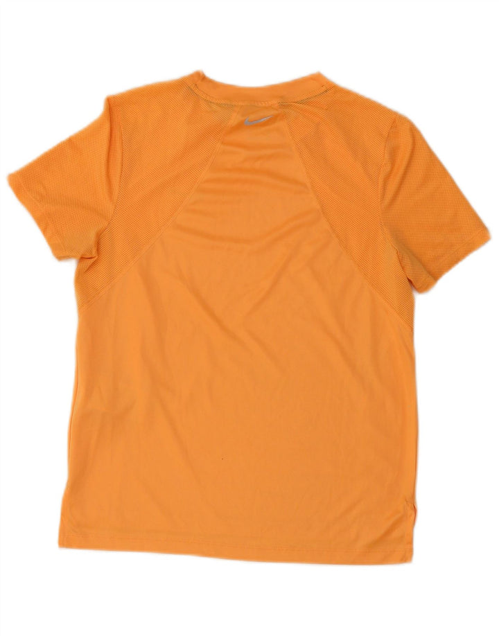 Γυναικείο μπλουζάκι Nike Dri Fit Top 10 μικρού πορτοκαλί πολυεστέρα