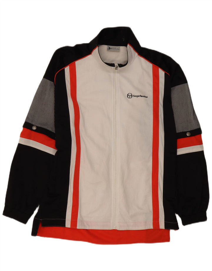 SERGIO TACCHINI Ανδρική αθλητική φόρμα Top Jacket IT 52 Large White Colourblock