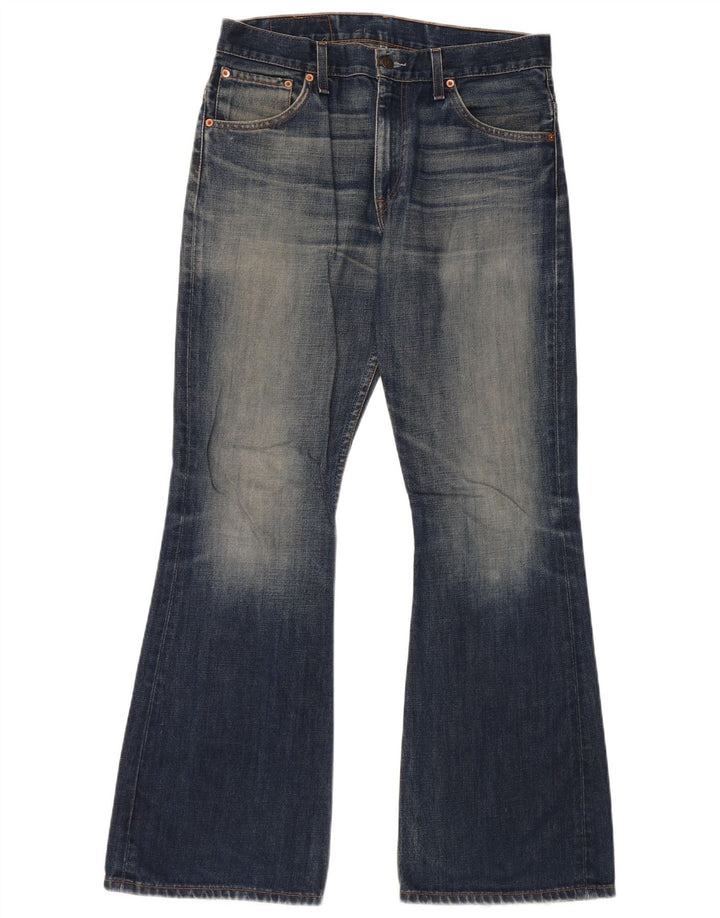 Levi's Womens 516 Flared Jeans W32 L32 Blue Cotton