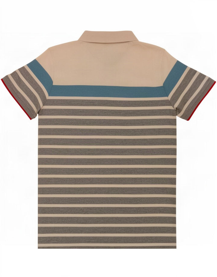 Ανδρικό πουκάμισο Polo Heritage Ellesse, μεσαίο πολύχρωμο βαμβακερό ριγέ