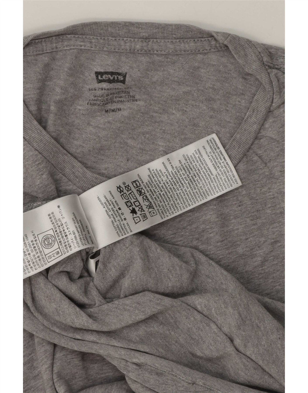 Ανδρικό T-Shirt Levi's Top Βαμβακερό μεσαίο γκρι
