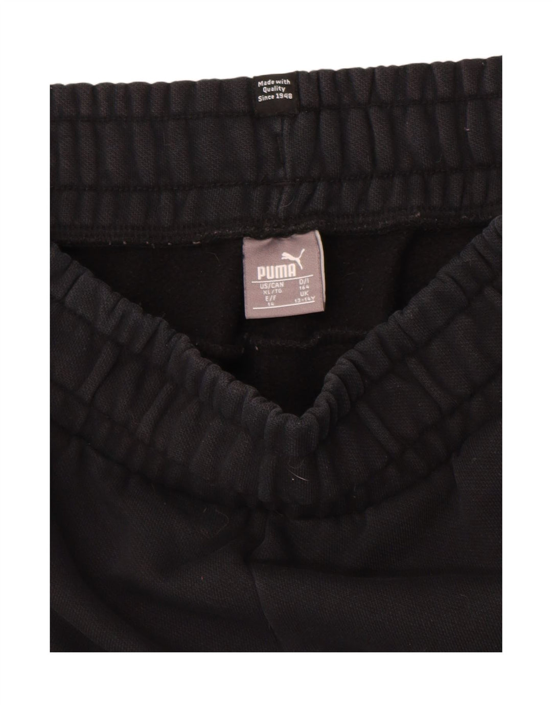 Παντελόνι αθλητικής φόρμας PUMA Boys Graphic Joggers 13-14 ετών Μαύρο βαμβακερό