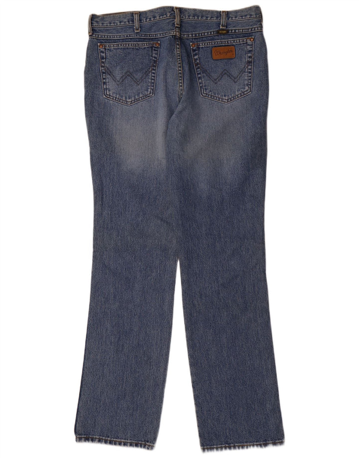 Ανδρικό τζιν Wrangler ίσιο W38 L36 Μπλε βαμβακερό