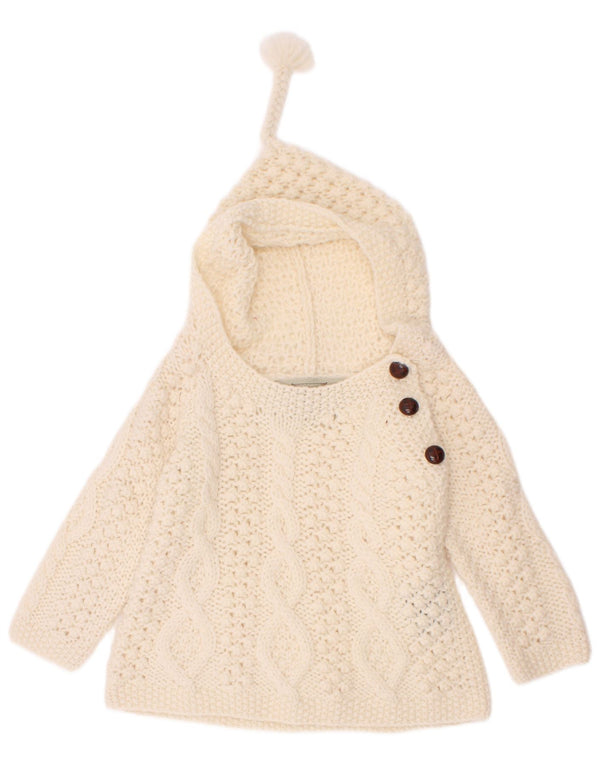 Aran Sweater Market Baby Boys Boat Neck Jumper 18-24 μηνών Larg Off White