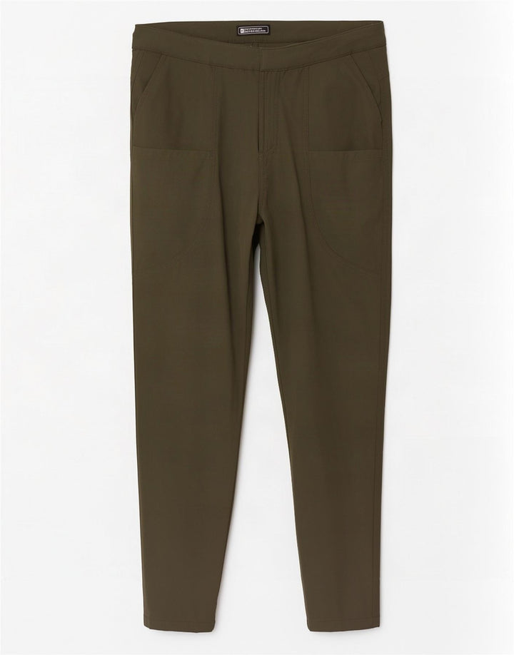 Mountain Warehouse Ανδρικό Παντελόνι Slim Cargo W30 L28 Khaki Polyamide