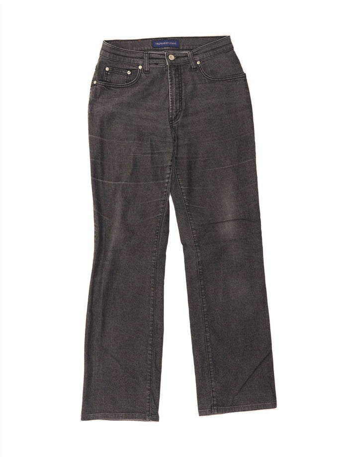 TRUSSARDI Womens Straight Jeans W28 L28 Grey Cotton Vintage Trussardi and Second-Hand Trussardi from Messina Hembry 