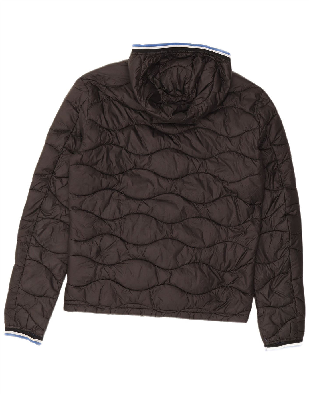 Ανδρικό μπουφάν με κουκούλα SUPERDRY UK 36 μικρό μαύρο νάιλον
