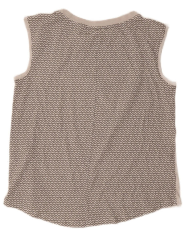 Champion Womens Easy Fit Graphic Vest Top UK 18 XL White Chevron