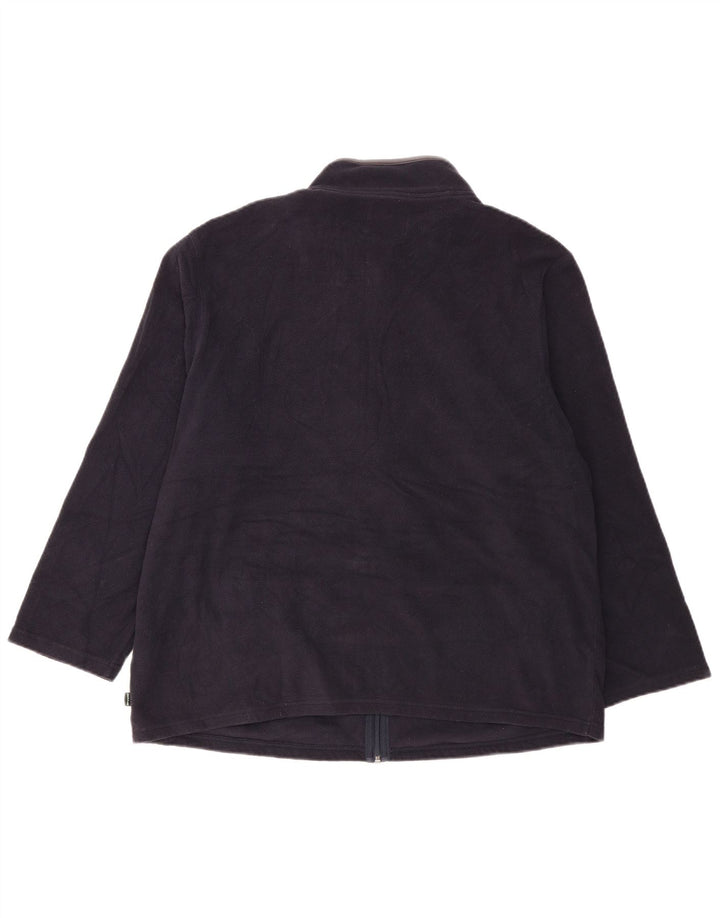 Marks & Spencer Ανδρικό μπουφάν κανονικής εφαρμογής Fleece UK 40 Large Navy Blue