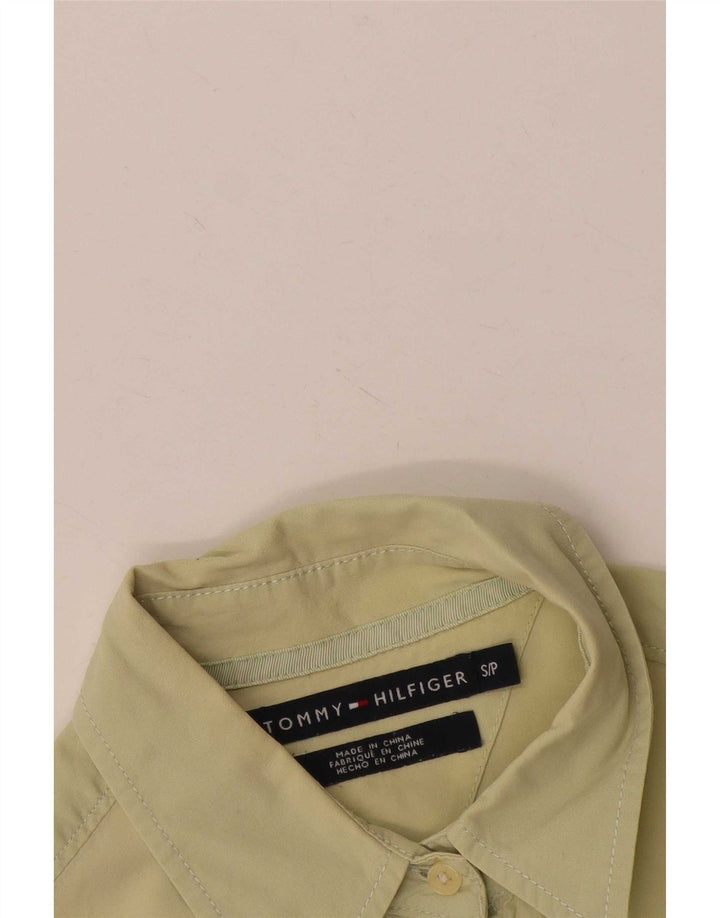 Tommy Hilfiger γυναικείο πουκάμισο UK 10 Small Yellow