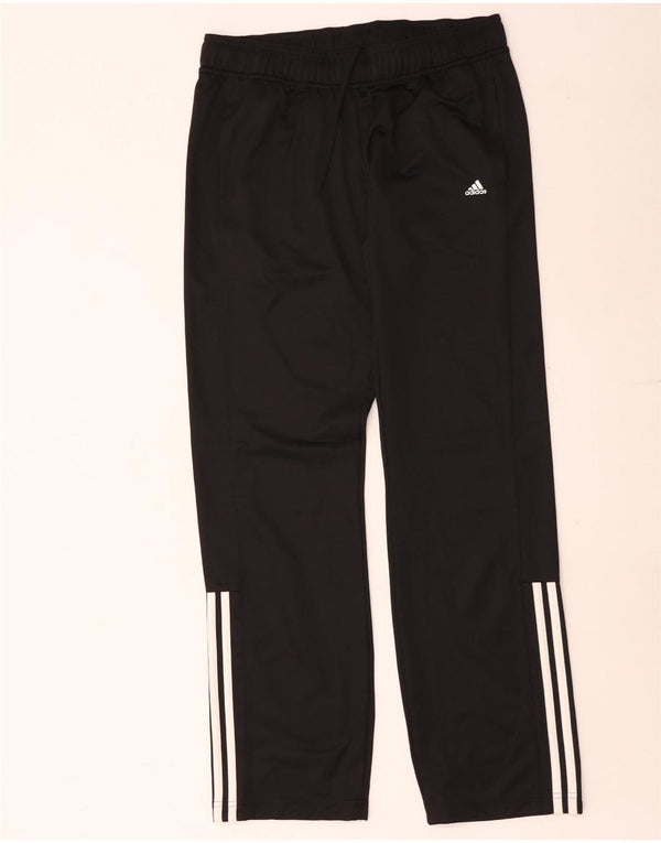 Adidas Womens Tracksuit Trousers UK 12/14 Medium Black Polyester