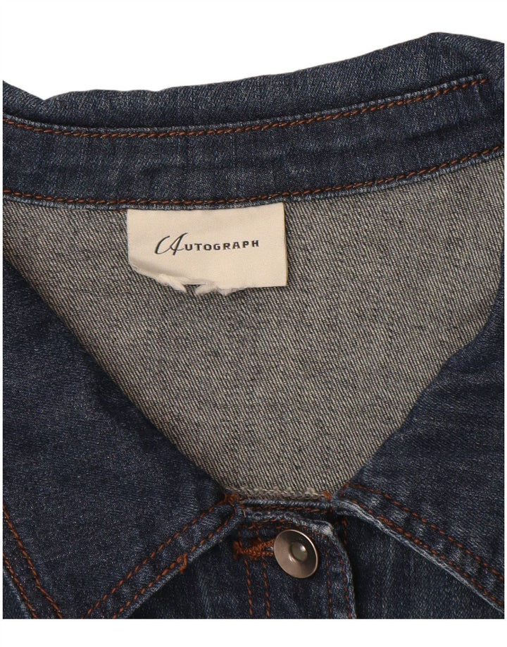 Γυναικείο Τζιν Μπουφάν Autograph UK 18 XL Navy Blue Cotton