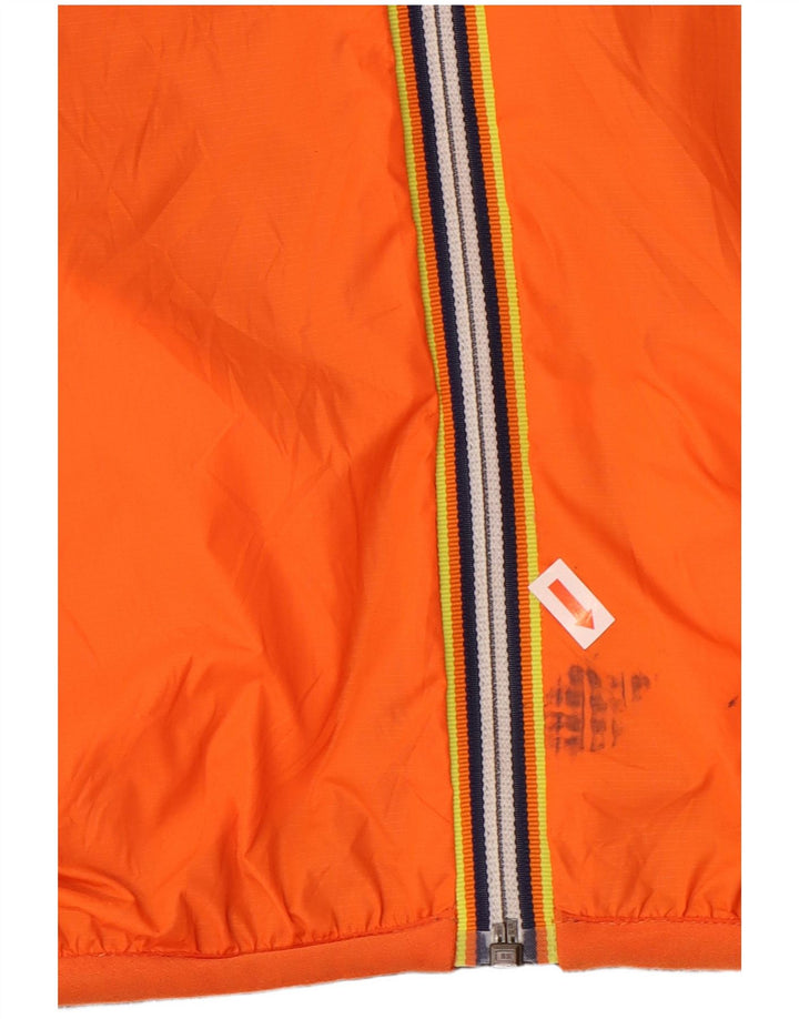 K-WAY Ανδρικό αναστρέψιμο μπουφάν με κουκούλα UK 36 Small Grey Polyamide