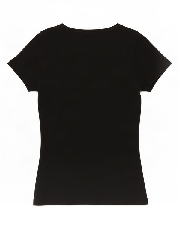 Γυναικείο T-Shirt MINT VELVET Top UK 8 Small Black