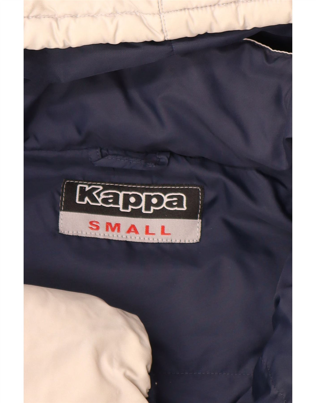 Kappa Ανδρικό μπουφάν με κουκούλα UK 36 Small Off White Polyamide
