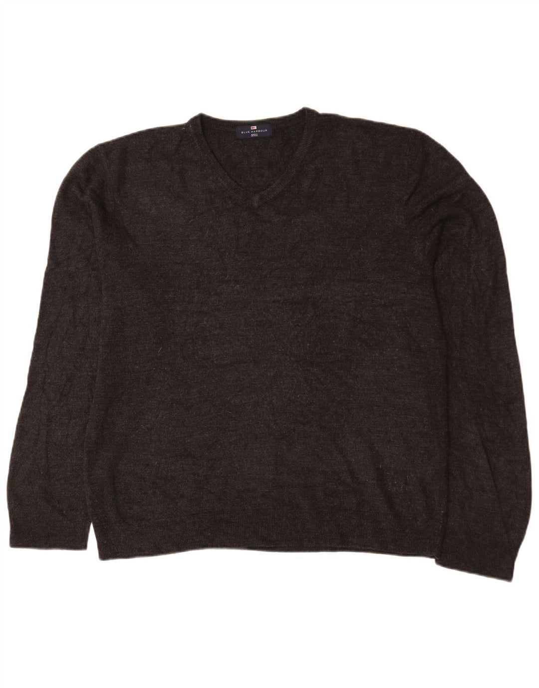 Ανδρικό πουλόβερ Marks & Spencer Blue Harbor με V-Neck Jumper XL Γκρι ακρυλικό